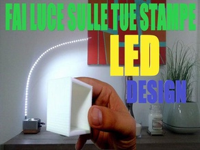 ilumine o seu impressões 3d Impressoras Impressora idéia lâmpada lampada diodo emissor de luz stampa3d 3d print model - Mito3D