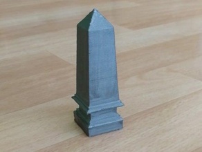 obelisk buildings & structures obelisks piramid pyramid 3d print model - Mito3D