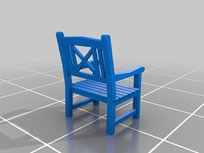 h0 garten silla Impresora 3d de las piezas 3d print model - Mito3D