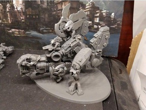 cannibal chickens mechanical creature toy & game accessories kroot riptide tau 3d print model - Mito3D