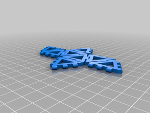 mon personnalisés à charnière de polyèdres octaèdre 03 dégagements les mathématiques personnalisé 3d print model - Mito3D