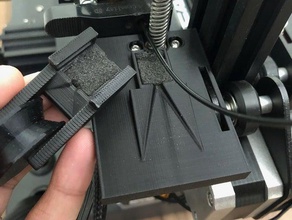 filtro guia - ender cr20 Impressora 3d de peças creality poeira ender3 3 filamento a o 3d print model - Mito3D