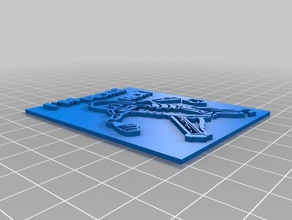 picles rick ímã de geladeira 3d print model - Mito3D