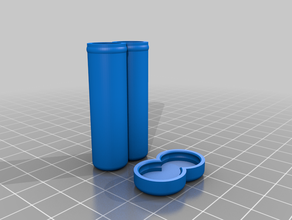 my customized battery tubes - very containers 3d print model - Mito3D