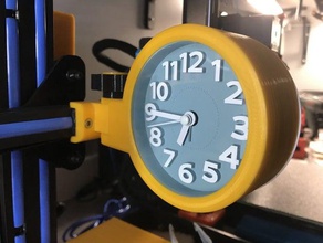 timelapse clock holder geeetech a10 3d printer accessories accessory 3d print model - Mito3D