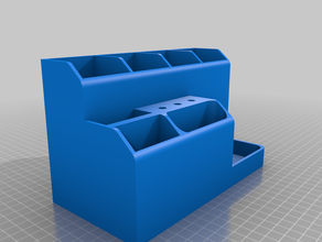desk tool holder holders & boxes 3d print model - Mito3D