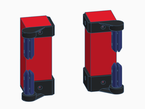 lack plexiglass hinges 3mm plexi 3d printer accessories door hinge enclosure 3d print model - Mito3D