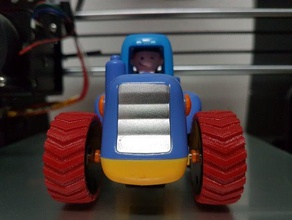 Rad Ersatz-Teile Kinderwagen Spielzeug Traktor Traktor-Rad Rad-Abdeckung 3d print model - Mito3D
