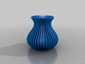 mon personnalisée de bézier vase les mathématiques l'art personnalisé 3d print model - Mito3D