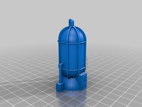 15mm de sci-fi del tanque combustible juegos y juguetes scifi wargaming 3d print model - Mito3D