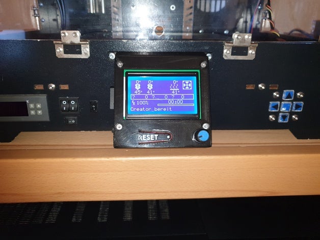 case lcd 12864 geh use 3D print model - Mito3D