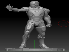 iron man disparo hi-def con llave modelos vengadores hombre de hierro ironman 3d print model - Mito3D