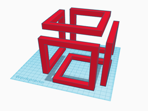 infinity cube basic model 3d printing 3d print model - Mito3D