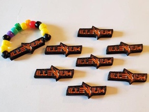 illenium kandi charm bracelets bracelet edm rave 3d print model - Mito3D