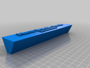 marta customized nameplate 2 signs & logos 3d print model - Mito3D