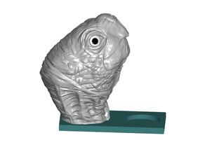 kaplumbağa kafasını mumluk tealight dekor mum tealightholder tutucu 3d print model - Mito3D