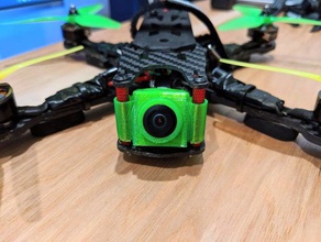 runcam mini 2 mount bölünmüş r c araçlar gerçek kamera monte edin quadcopter split 3d print model - Mito3D