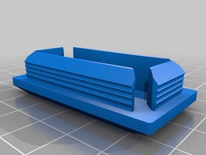 rechteckigen Rohr Ersatz-Teile kundengebundene 3d print model - Mito3D