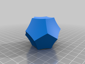 dodecahedron-küresel yüzey 3d yazıcılar 3d print model - Mito3D