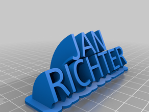 richter signs & logos customized 3d print model - Mito3D