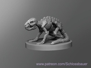 rat skeleton toys & games dnd dungeons dragons tabletop 3d print model - Mito3D