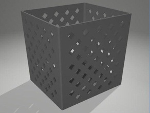 decorative box holes containers 3d print model - Mito3D