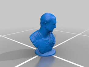 romano antiguo busto escultura las esculturas Escaneo 3d el arte scan sculture 3d print model - Mito3D