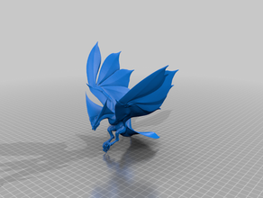 mhw legiana poste le creature creatura drago monster hunter video gioco wyvern 3d print model - Mito3D