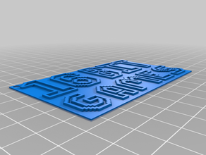 16 bit games logo key ring signs & logos 3d print model - Mito3D