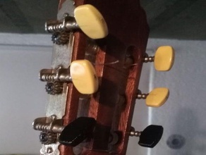 guitar tuner peg knob replacement parts acoustic 3d print model - Mito3D