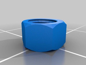 m3 nut 39mm inner parts customized 3d print model - Mito3D