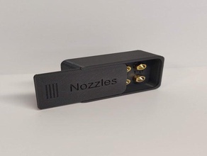 nozzle kutusu 3d yazıcı aksesuarları nozül ağızlık sahip organizasyon Organizatör depolama 3d print model - Mito3D