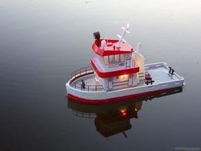 modified roof rc micro tugboat r c vehicles 3d print model - Mito3D