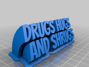 farmaci abbracci alza le spalle office su misura 3d print model - Mito3D