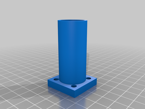lmk10uu square flange linear bearing 3d printer parts 3d print model - Mito3D