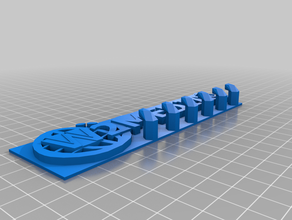 w2media wall key holder 3d print model - Mito3D