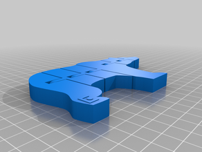 flexible bear tinkercad models eunny flexi hinge moving 3d print model - Mito3D