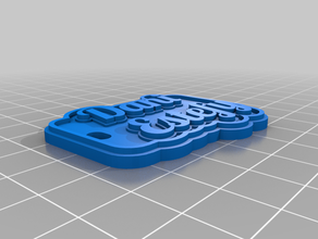 dany estefy Anahtarlık özelleştirilmiş 3d print model - Mito3D