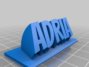 adria circuit office customized 3d print model - Mito3D