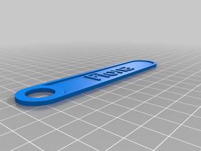 fiona Schlüsselanhänger kundengebundene 3d print model - Mito3D