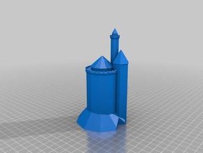 castle 2 buildings & structures customized 3d print model - Mito3D
