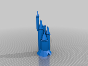castle 4 buildings & structures customized 3d print model - Mito3D