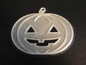 pumpkin keychain earring earrings glow glowing dark 3d print model - Mito3D