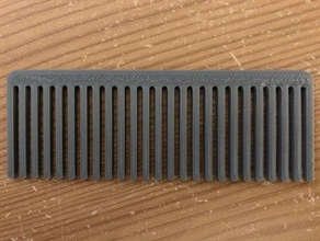 simple comb 3d printing 3d print model - Mito3D
