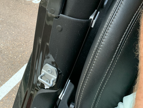 jeep wrangler anti flap seat belt automotive door seatbelt 3d print model - Mito3D