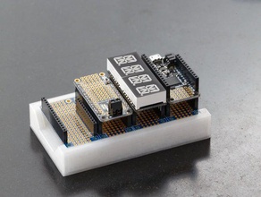 featherwing quad mini bumper electronics adafruit feather 3d print model - Mito3D