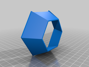 hexagon2 fixed decor 3d print model - Mito3D