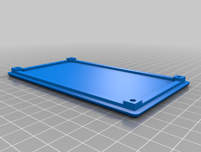 parametrico finestra di progetto ic borchie fori montaggio della guarnizione il fai da te 3d print model - Mito3D