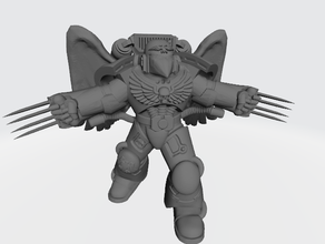 mk7 assult marine - hero people 28mm space warhammer40k warhammer 40k 3d print model - Mito3D