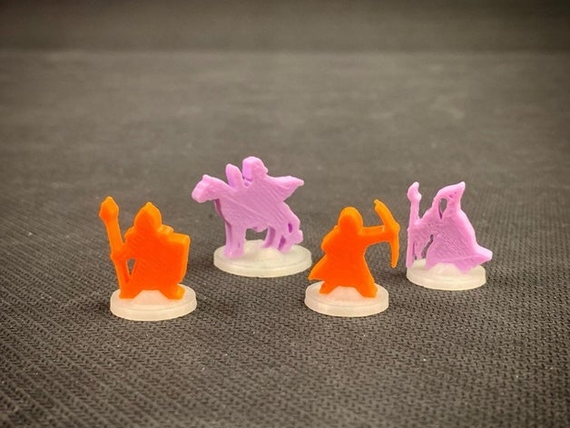 pocket-tactics meeple bases toy & game accessories adnd base boardgame boardgames pieces dnd dnd5e dungeon dungeons dragons fantasy medieval meeples miniature miniatures pathfinder pocket roleplaying rpg tabletop tactics toys wargame wargames wargaming 3D print model - Mito3D